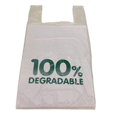 白い合成物80Lの生物分解性のプラスチック買い物袋
