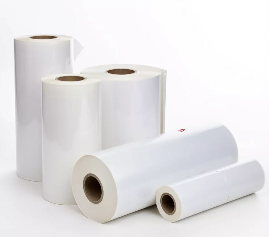 95-105 マイクロン 厚さ 100% EVA アレッシブと装飾用パッケージ用の革質感のグリッターラミネーションフィルム