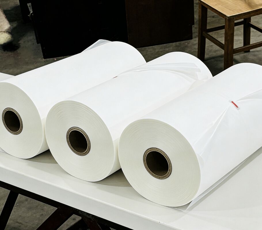 耐久性のある包装のために,革質感と95-105ミクロン厚さの100%EVAから韓国の光り輝くラミネーションフィルム