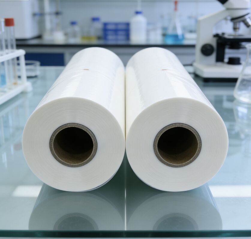 金属色銀色 金属化PETフィルム 高度な透明度と強度 多くの化学物質と溶媒に耐える