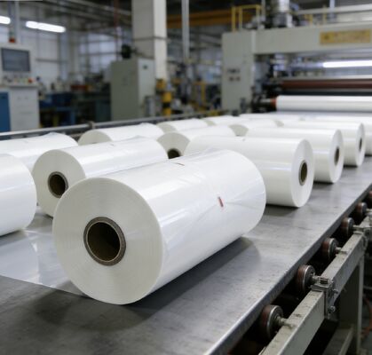 湿度防止型 PET熱ラミネーションフィルム 熱活性化粘着剤と光沢のある包装仕上げ