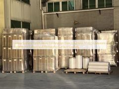 光沢のある表面仕上げ 光沢ラミネートフィルム 厚さ17〜50ミクロン ラベルおよび包装に適しています 表面コーティング