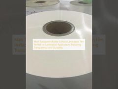 マット透明マット表面ラミネートフィルム 透明性と耐久性が求められるラミネート用途に最適